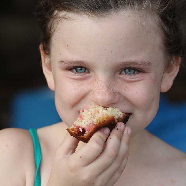 The Food at Peaks n' Swells Surf Camp.